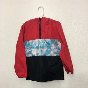 365 kids lightweight hooded rain jacket size 6